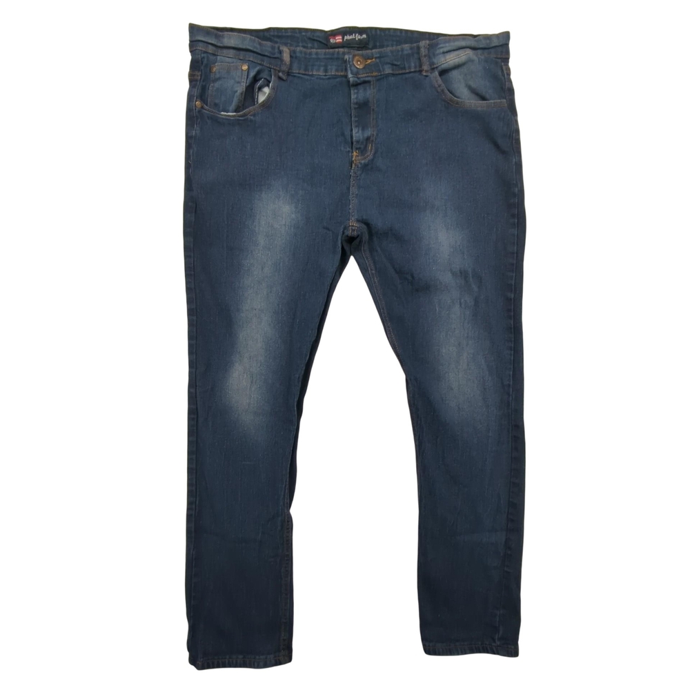Phat Farm Jeans Mens 40x30 Stretch Fit Blue Denim Classic 5 Pocket Zip Fly Pants